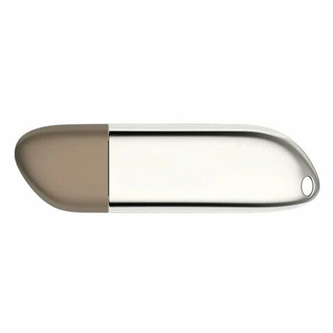 Флеш-диск 64 GB NETAC U352, USB 2.0, металлический корпус, серебристый-20PN