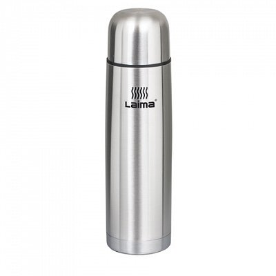 Термос ЛАЙМА классический с узким горлом, 0.5 л, нержавеющая сталь