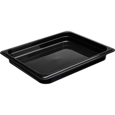 Гастроемкость Restola полипропилен GN 1/2 325×265х40 мм черная, 422109113
