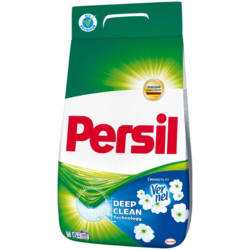 Стиральный порошок-автомат 6 кг, PERSIL (Персил) «Color», «Свежесть от Vernel»