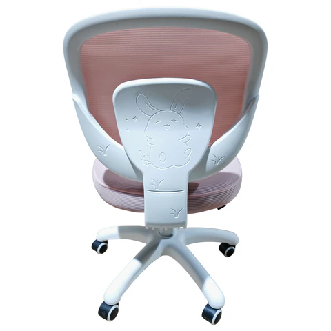 Кресло детское BRABIX KIDS «MG-230», без подлокотников, сетка/ткань TW, розовое
