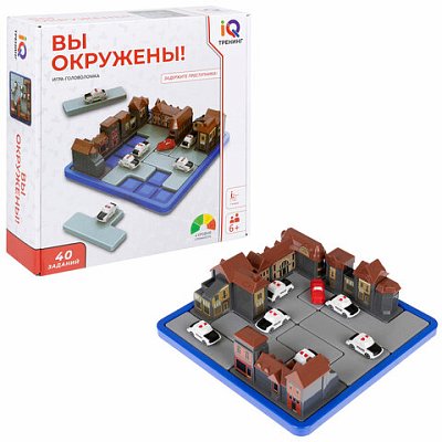 Настольная логическая игра IQ ТРЕНИНГ «Вы окружены! », 1TOY