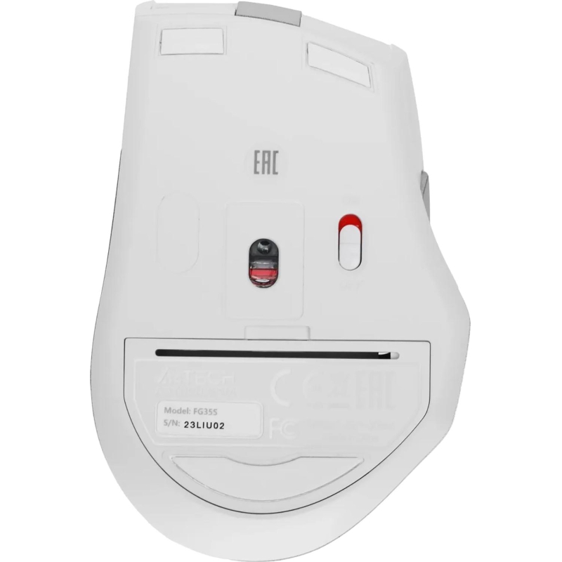 Мышь компьютерная A4Tech Fstyler (FG35 SILVER) серебр/бел 2000dpi USB 6but