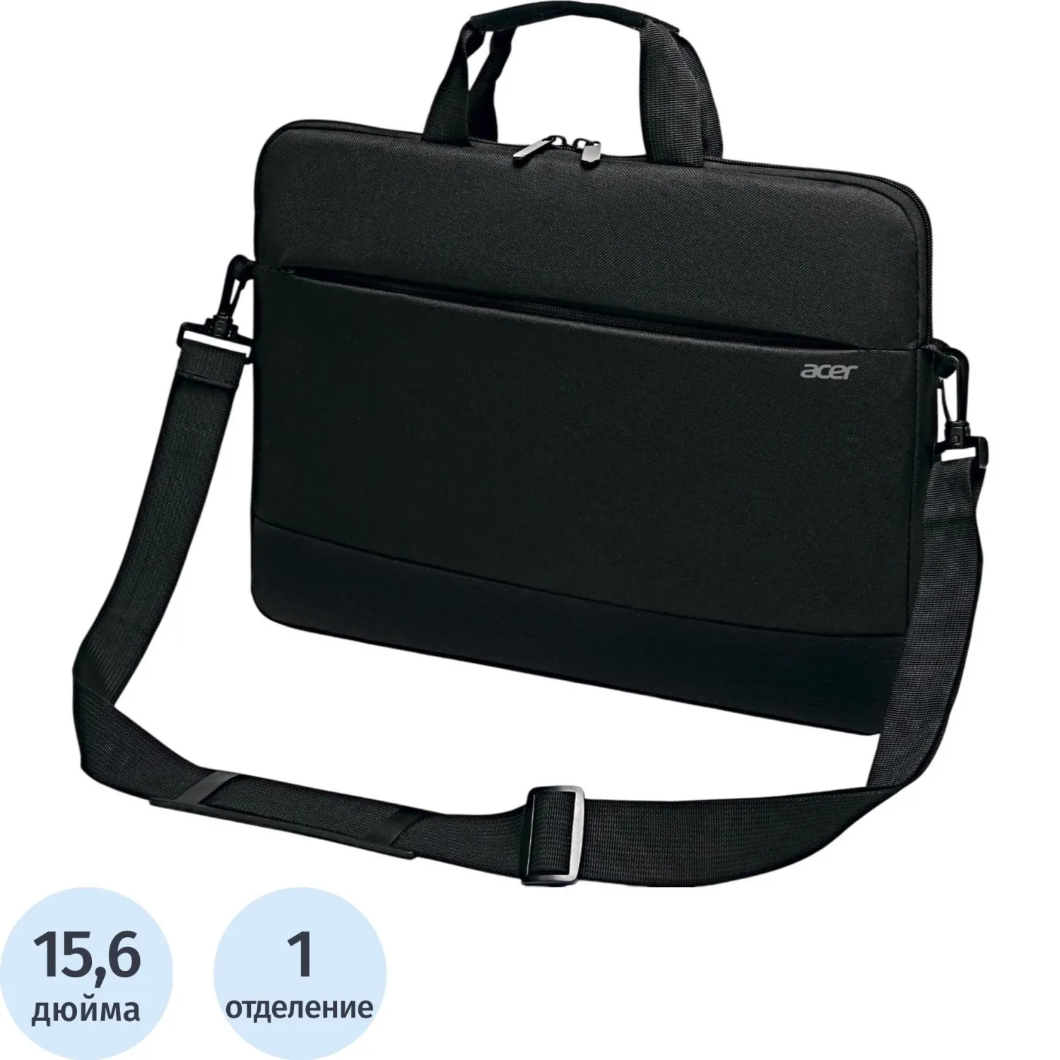 Сумка для ноутбука 15.6" Acer LS Series OBG203 чёрная (ZL.OTH11.026)