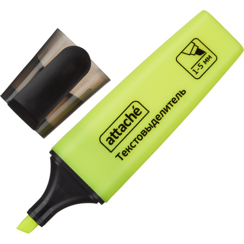 превью Текстовыделитель Attache Colored желтый (толщина линии 1-5 мм)