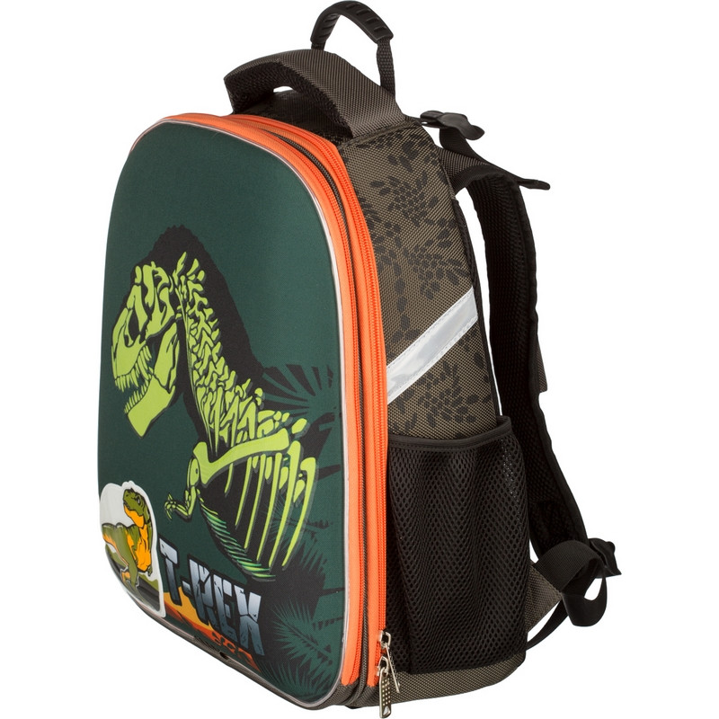 Ранец №1 School анатомический Basic T-Rex (неоновая подсветка корпуса на пульте д/у)