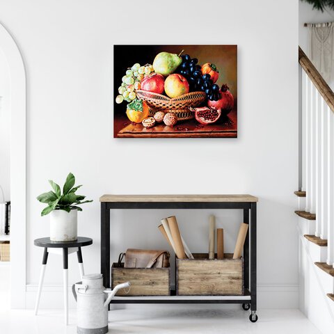 Картина стразами (алмазная мозаика) 40×50 см, ОСТРОВ СОКРОВИЩ «Дары осени», без подрамника