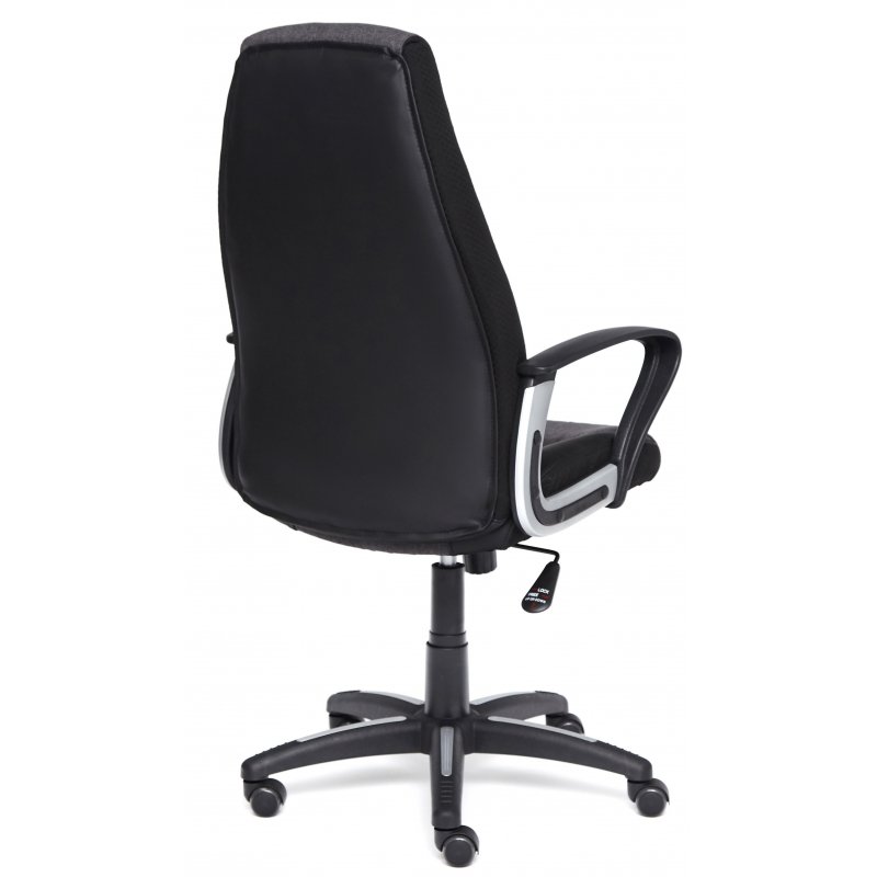 Кресло игровое Easy Chair Impreza черное/серое/металлик (искусственная кожа/сетка/ткань/пластик)