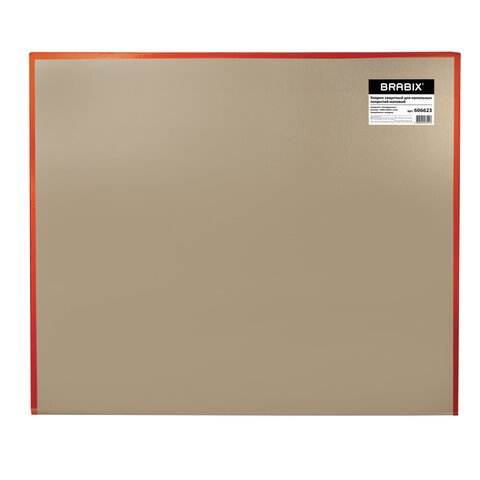 Коврик защитный для напольных покрытий BRABIX, полипропилен, 100×120 см, матовый, толщина 1.2 мм, 606623