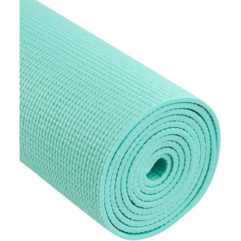 Коврик для йоги и фитн STARFIT FM-101 PVC,0.4см,183×61см, мятн, ЦБ-00001686