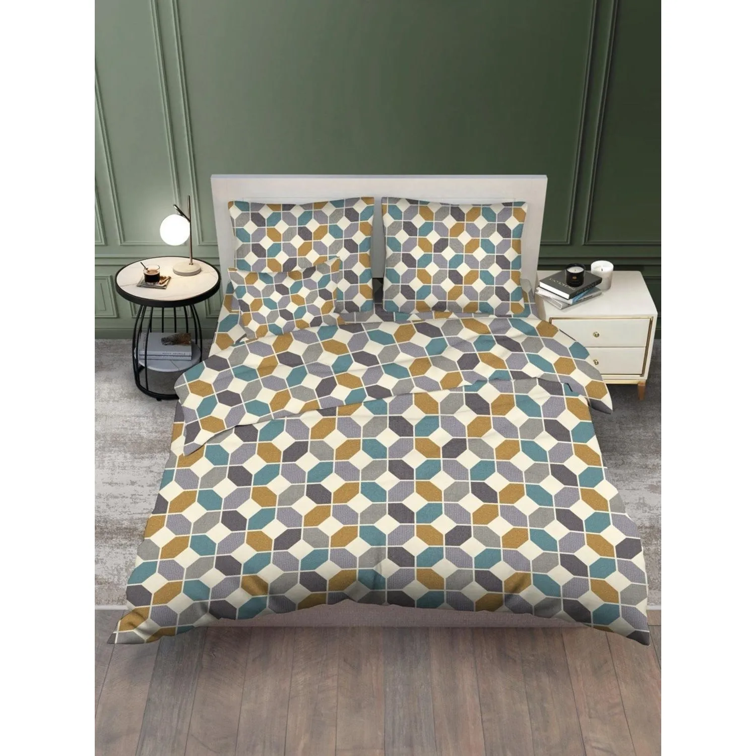 Постельное белье 1.5сп набивн. бязь 140г/м2 (нав.70×70 1 шт. ), микс