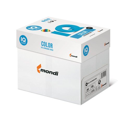 Бумага цветная IQ Color (А4, 80г/м², CO44-кораллово-красный, 500 листов)