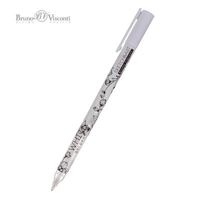 Ручка гелевая SKETCH&ARTUniWrite. WHITE 0.8мм БЕЛАЯ 20-0312/03