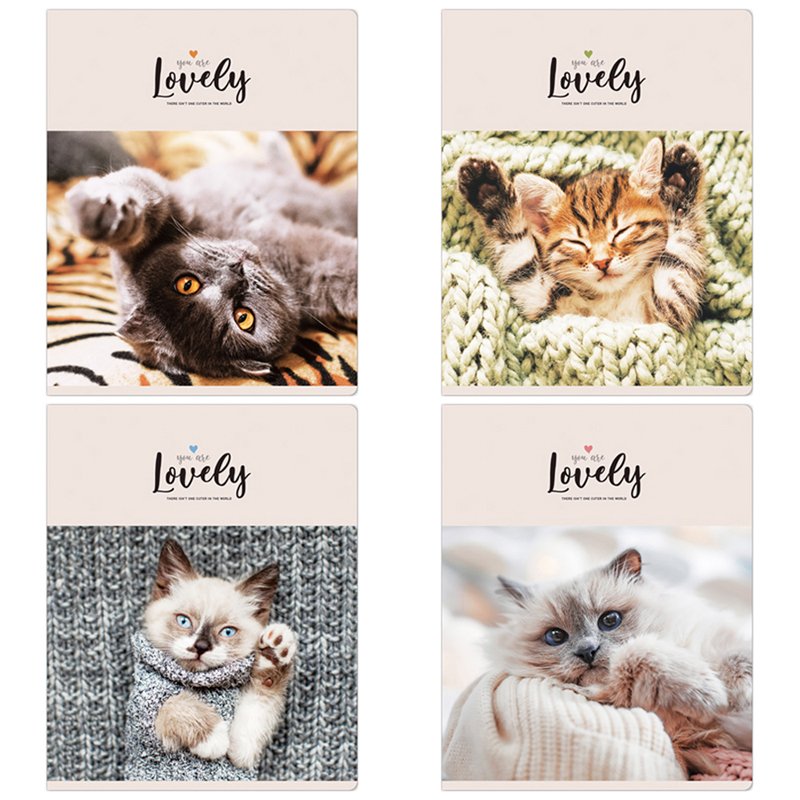 превью Тетрадь 48л., А5, клетка ArtSpace «Питомцы. Lovely Cat», эконом