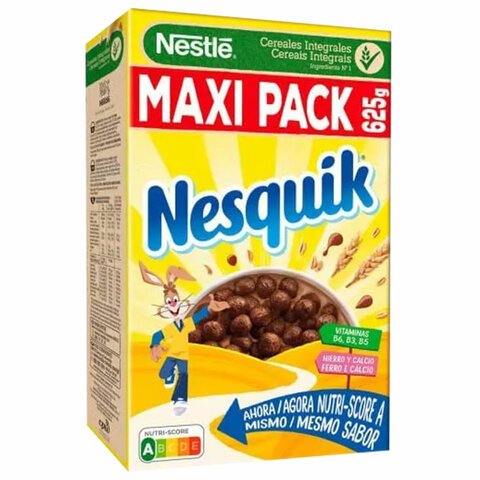 превью Готовый завтрак NESQUIK «Шоколадные шарики», 625 г, ПОРТУГАЛИЯ