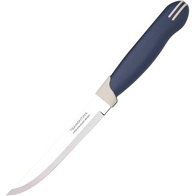 Нож для стейка гладкий Multicolor 12.5 см синий 2 шт/уп