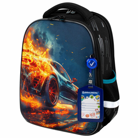 превью Ранец BRAUBERG FIT, 2 отделения, Speed increase, 38×27х14 см