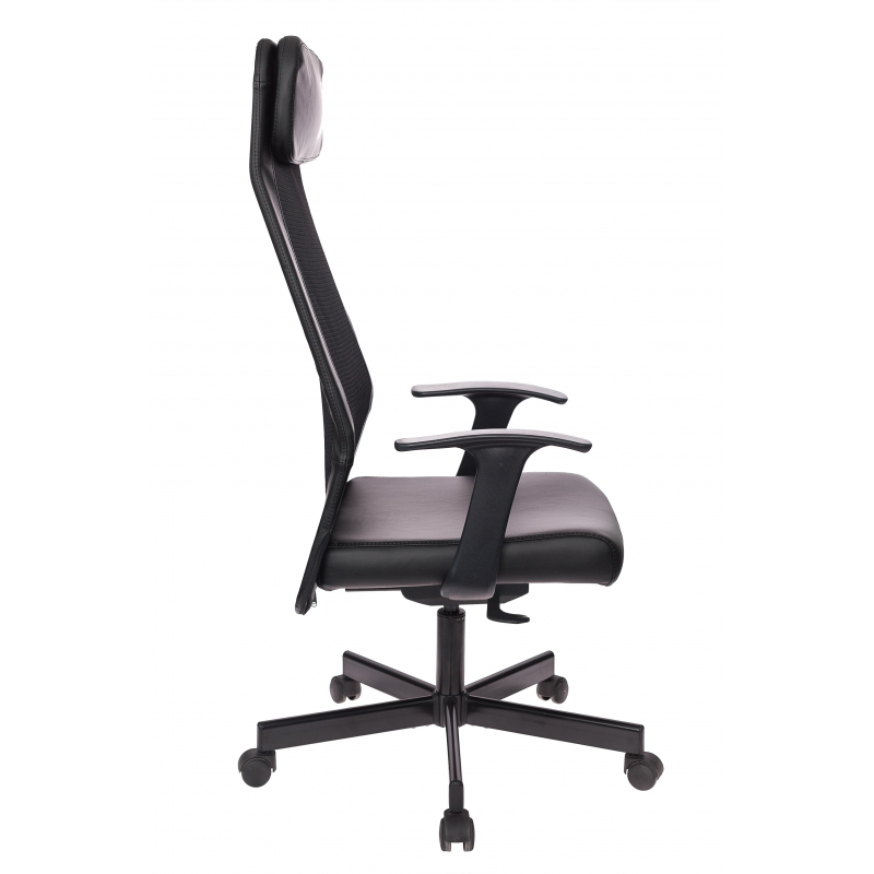 Кресло для руководителя Easy Chair 651 TPU черное (искусственная кожа/сетка/пластик)