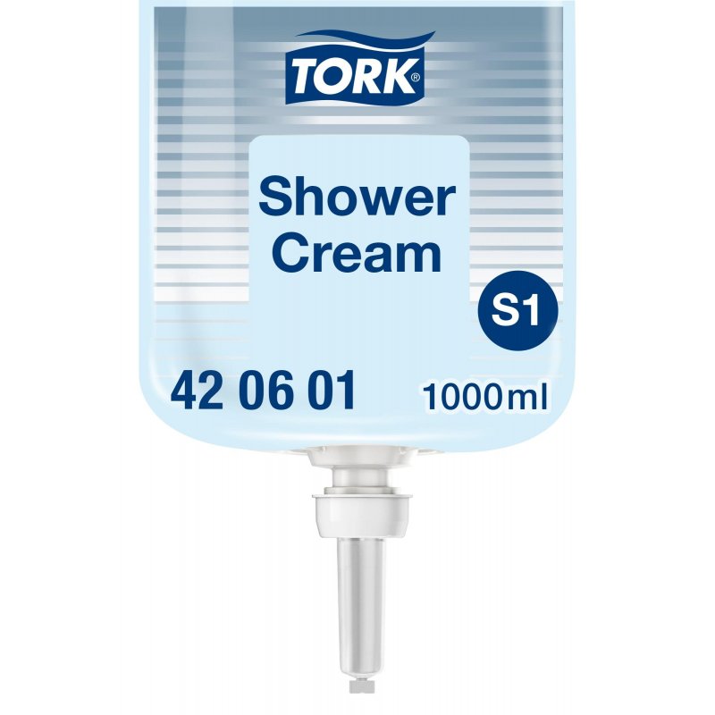 превью Картридж с жидким мылом-гелем для тела и волос Tork S1 Premium 421601/420601 1000 мл