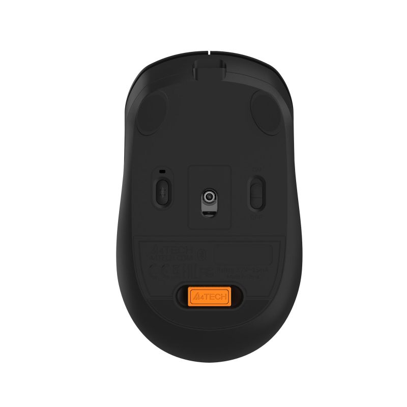 Мышь компьютерная A4Tech Fstyler (FB10C STONE BLACK) черн/2400dpi/беспр/4кн