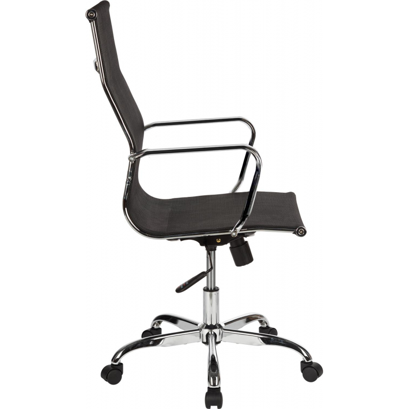 Кресло BN_Y_EChair-710 T net сетка черная, хром