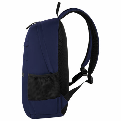 Рюкзак BRAUBERG DYNAMIC универсальный, эргономичный, синий, 43×30х13 см