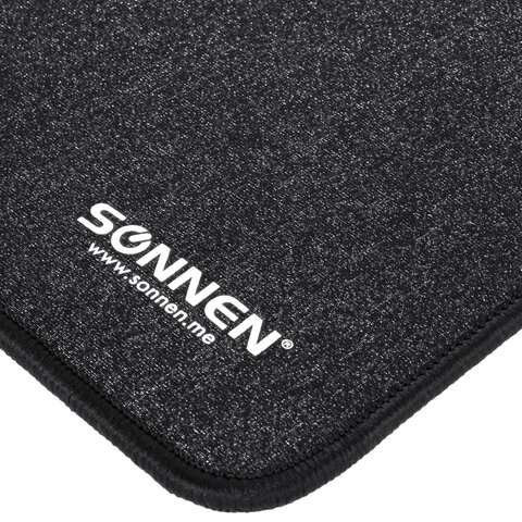 Коврик для мыши игровой SONNEN «WIDE RANGE», резина + ткань, 870×350х4 мм, чёрный