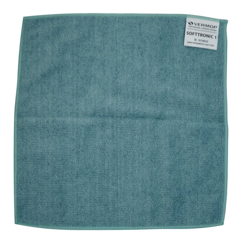 превью Салфетка хозяйственная Vermop Softtronic1 микроволокно 32×32см 852504 зелён