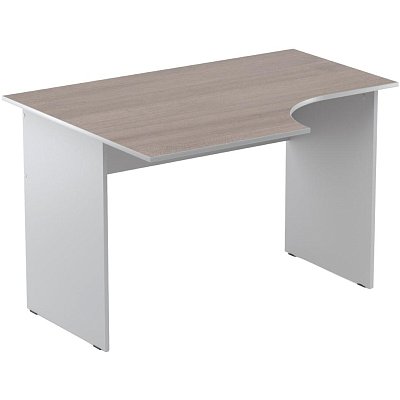 Стол эргономичный Easy St LT 16/16 01002000 лев т. дуб/сер 1200×900/600×740