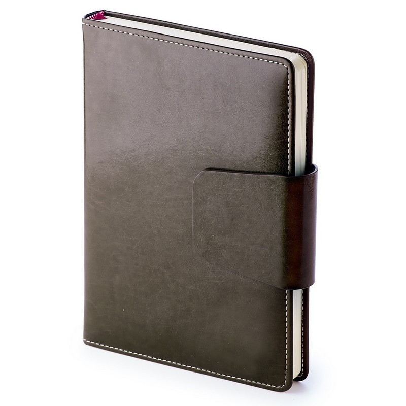 Ежедневник недатированный Bruno Visconti Prestige искусственная кожа А5 160 листов черный (145×210 мм)