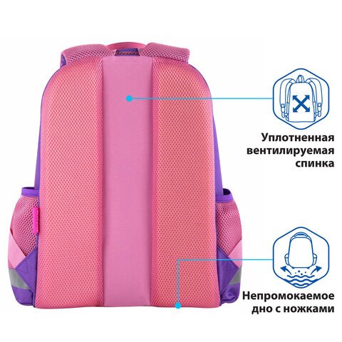 Ранец ПИФАГОР EVA BASIC, 1 отделение, «Fancy girl», 39×30х16 см