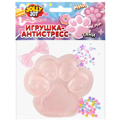 Игрушка-антистресс «ПРОЗРАЧНАЯ ЛАПКА», 7 см, дисплей, JOLLY JOT (ДЖОЛЛИ ДЖОТ)
