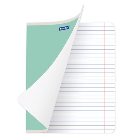 Тетради 12 л. КОМПЛЕКТ 20 шт. BRAUBERG «КЛАССИКА NEW», линия, обложка картон, ЗЕЛЕНАЯ