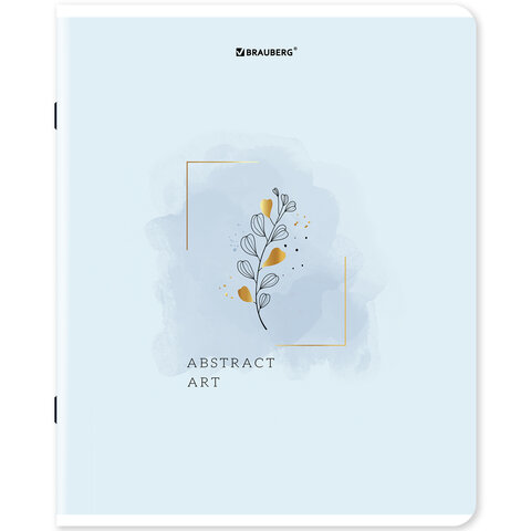 Тетради ДЭК А5 48 л. КОМПЛЕКТ 5 шт. BRAUBERGклеткаматовая ламинацияфольга«Pastel Art»404678