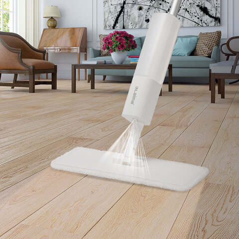Швабра с распылителем NeoSpray luxe2 насадки T-Clean из плотной микрофибрыскребокLAIMA609147