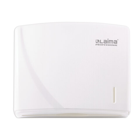 Диспенсер для полотенец LAIMA PROFESSIONAL ORIGINAL (Система H2), Interfold, белый, ABS-пластик, 605759