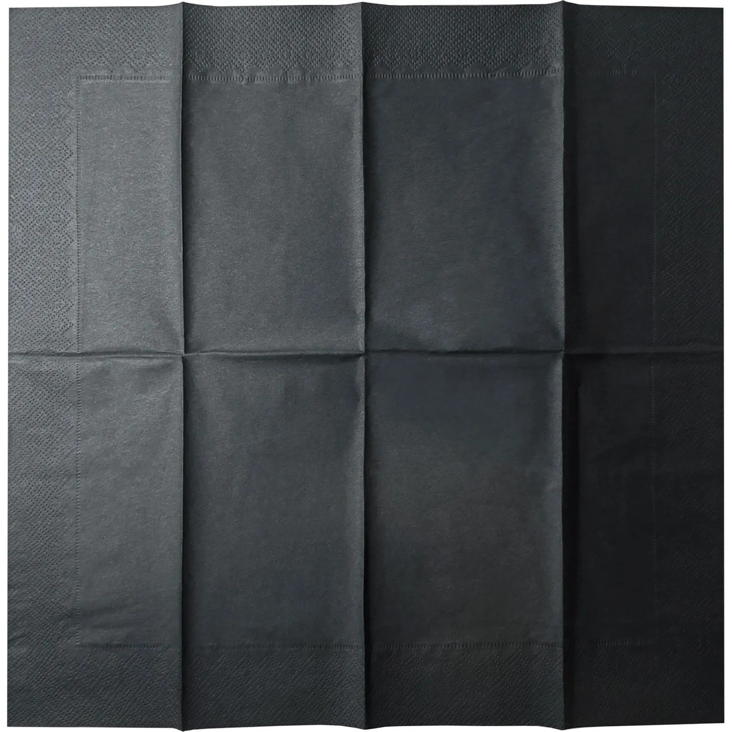 Салфетки бумажные 2сл 33×33см 1/8 слож черные 100шт/уп