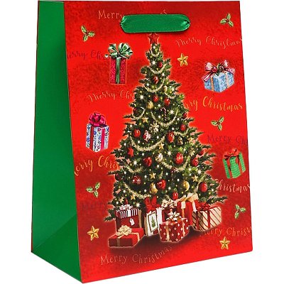 Пакет подарочный лам. Подарки под елкой 18×23х10см 10462625 НГ