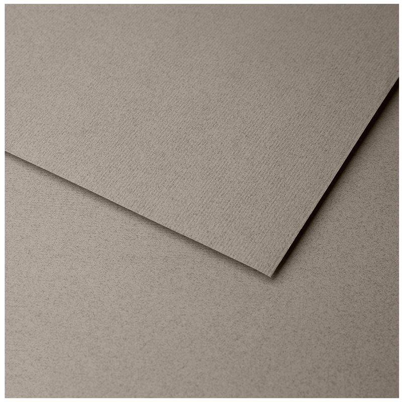 Бумага для пастели 25л. 500×650мм Clairefontaine «Ingres», 130г/м2, верже, хлопок, темно-серый