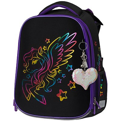 Ранец Berlingo Expert «Pegas» 37×28×16см, 2 отделения, 2 кармана, анатомическая спинка