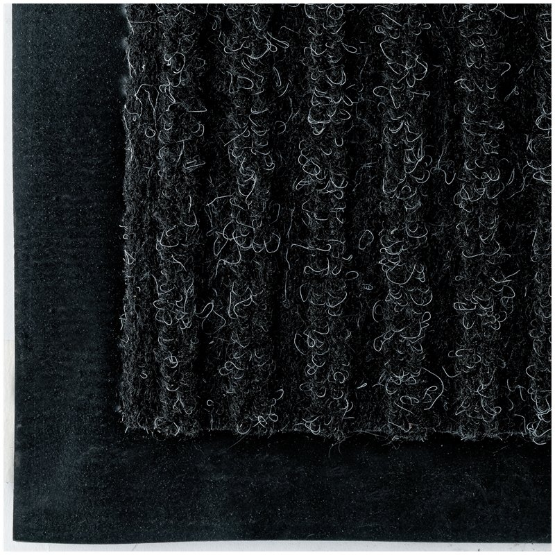 Коврик влаговпитывающий, ворсовый, ребристый OfficeClean, 120×150см, черный