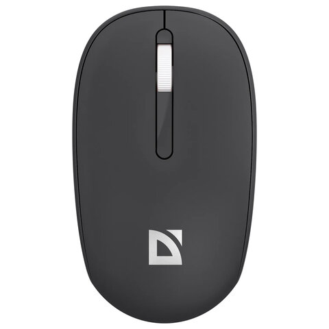 Мышь беспроводная DEFENDER Smart MM-396, 1600 dpi, 2 кнопки + 1 колесо-кнопка, оптическая, черная