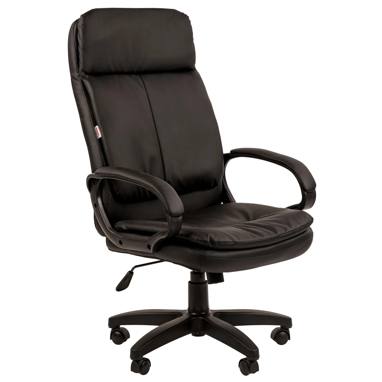 Кресло для руководителя Комус Мебель (Easy Chair) Easy Chair 691 чёрное (экокожа, пластик)