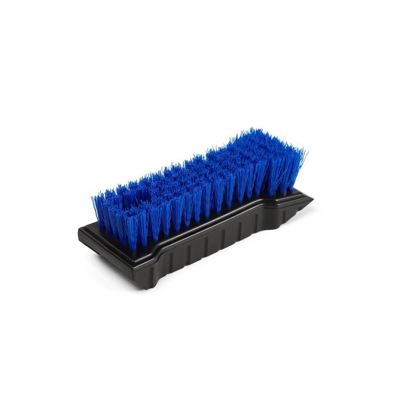 Щетка со скребком SYR средней жесткости 160×63 мм черная/синяя