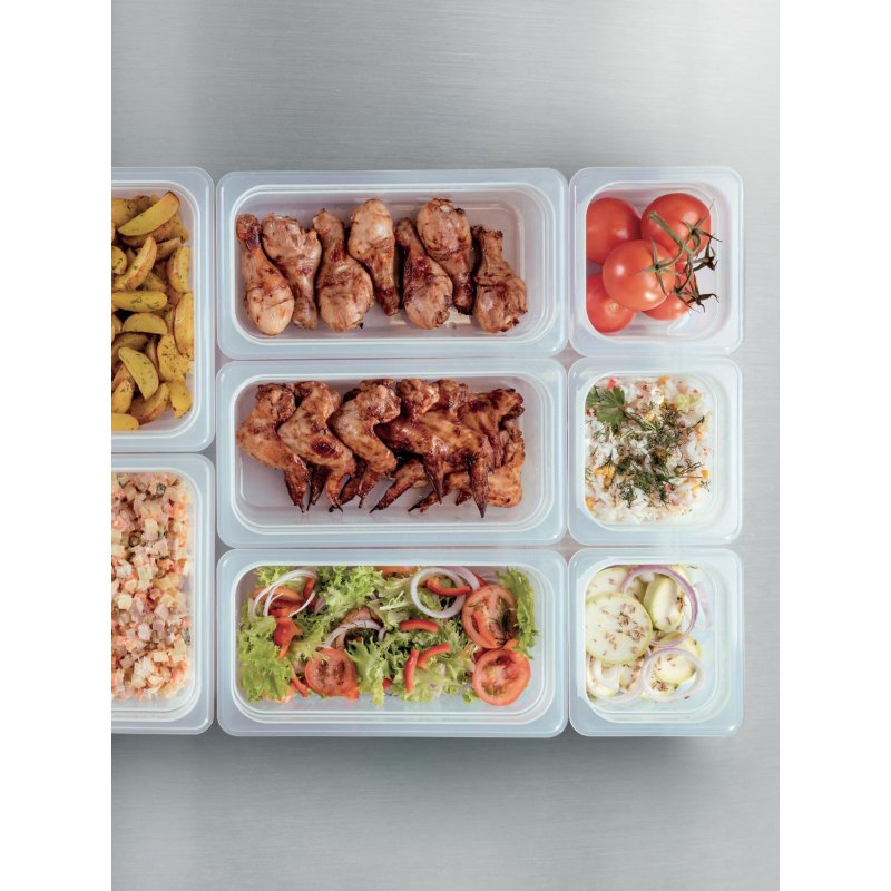 Гастроемкость Restola полипроп 176×162 1/6×4'' 100мм, прозрачн,422102001