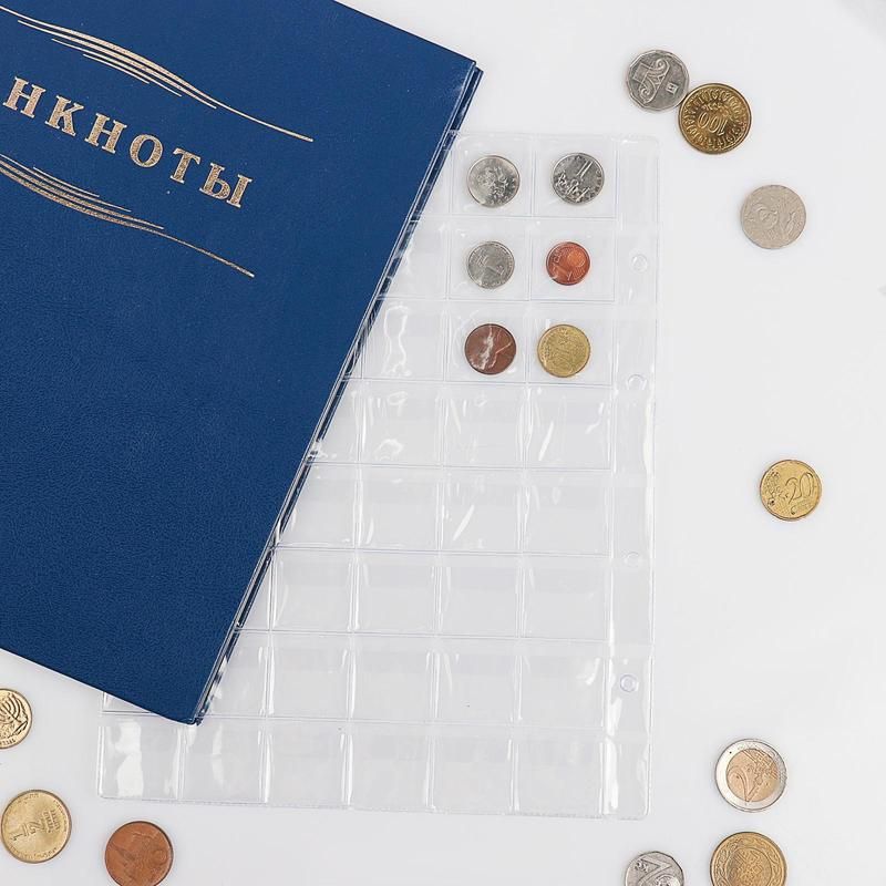 Лист для монет Оптима на 48 ячеек