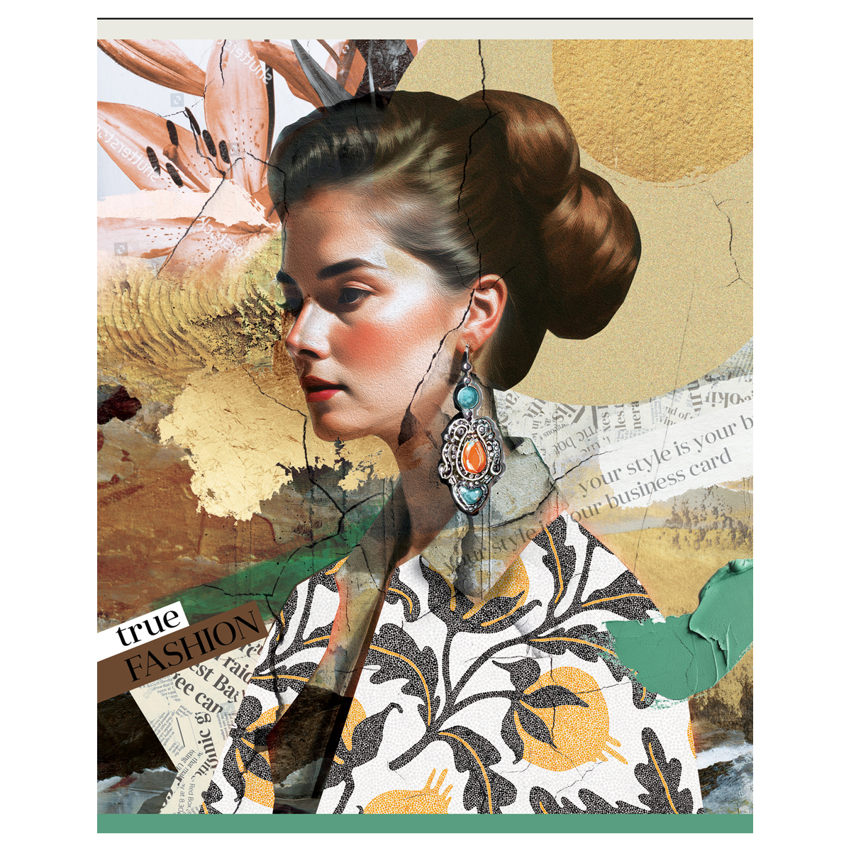 Тетрадь 48л., А5, клетка Greenwich Line «Fashion», матовая ламинация, тиснение фольгой, выб. лак, 70г/м2