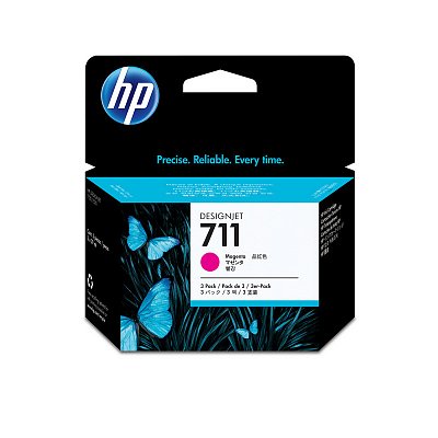 Картридж струйный HP 711 CZ135A пур. для DgnJ T120/520 (3шт)