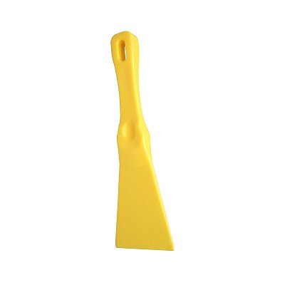 Скребок FBK 75×250мм, цельнолитой пластик желтый 82904-4