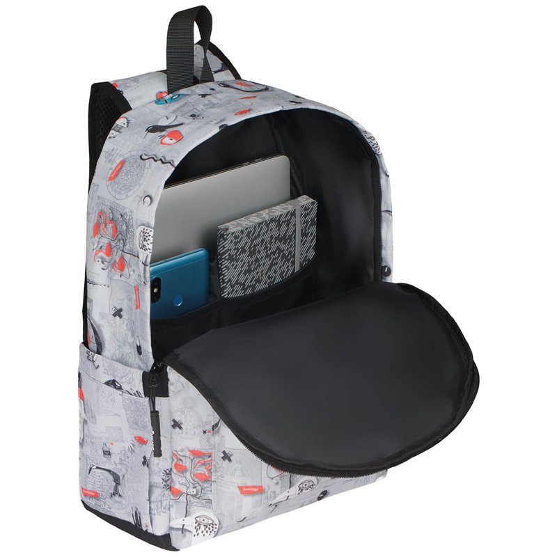 Рюкзак Berlingo Casual «First in Space» 39.5×27×13см, 1 отделение, 3 кармана, уплотненная спинка